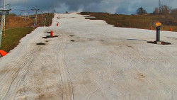 Sjezdovka skiareálu Hlubočky