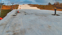 Sjezdovka skiareálu Hlubočky