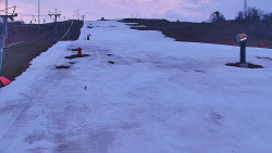 Sjezdovka skiareálu Hlubočky