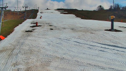 Sjezdovka skiareálu Hlubočky