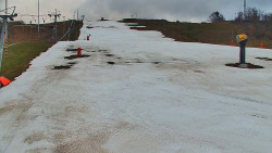 Sjezdovka skiareálu Hlubočky