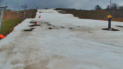 Sjezdovka skiareálu Hlubočky