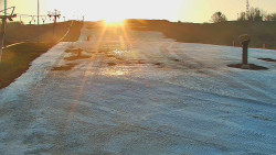 Sjezdovka skiareálu Hlubočky