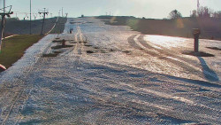 Sjezdovka skiareálu Hlubočky