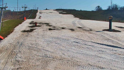 Sjezdovka skiareálu Hlubočky