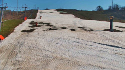 Sjezdovka skiareálu Hlubočky