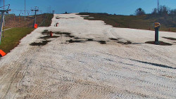 Sjezdovka skiareálu Hlubočky