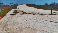 Sjezdovka skiareálu Hlubočky