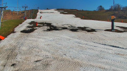 Sjezdovka skiareálu Hlubočky