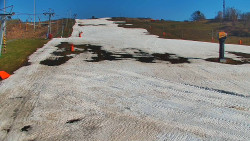 Sjezdovka skiareálu Hlubočky