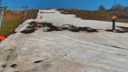 Sjezdovka skiareálu Hlubočky