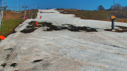 Sjezdovka skiareálu Hlubočky