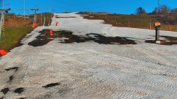 Sjezdovka skiareálu Hlubočky