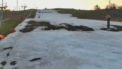 Sjezdovka skiareálu Hlubočky