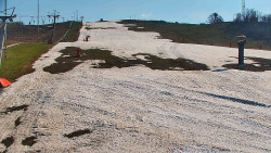 Sjezdovka skiareálu Hlubočky