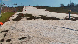 Sjezdovka skiareálu Hlubočky