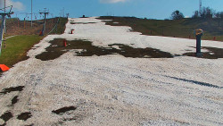 Sjezdovka skiareálu Hlubočky