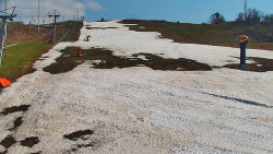 Sjezdovka skiareálu Hlubočky