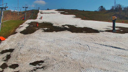 Sjezdovka skiareálu Hlubočky