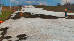 Sjezdovka skiareálu Hlubočky