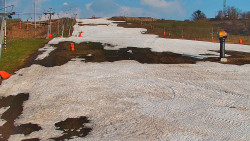 Sjezdovka skiareálu Hlubočky