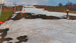 Sjezdovka skiareálu Hlubočky