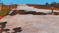 Sjezdovka skiareálu Hlubočky