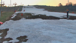 Sjezdovka skiareálu Hlubočky