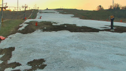 Sjezdovka skiareálu Hlubočky