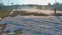 Sjezdovka skiareálu Hlubočky