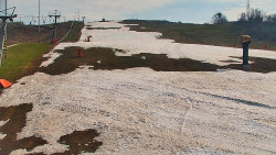 Sjezdovka skiareálu Hlubočky