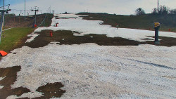 Sjezdovka skiareálu Hlubočky