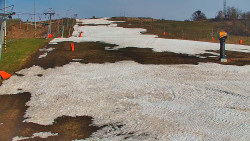 Sjezdovka skiareálu Hlubočky