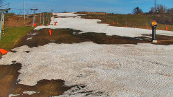 Sjezdovka skiareálu Hlubočky