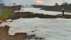 Sjezdovka skiareálu Hlubočky