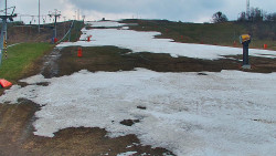 Sjezdovka skiareálu Hlubočky