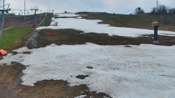 Sjezdovka skiareálu Hlubočky