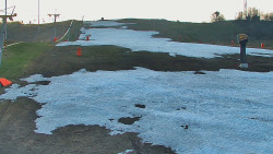 Sjezdovka skiareálu Hlubočky