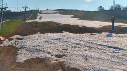 Sjezdovka skiareálu Hlubočky