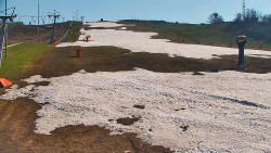 Sjezdovka skiareálu Hlubočky