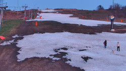 Sjezdovka skiareálu Hlubočky