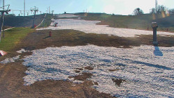 Sjezdovka skiareálu Hlubočky