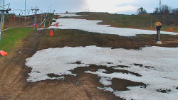 Sjezdovka skiareálu Hlubočky