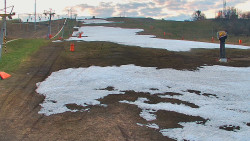 Sjezdovka skiareálu Hlubočky