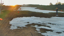 Sjezdovka skiareálu Hlubočky