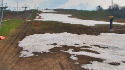 Sjezdovka skiareálu Hlubočky