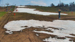 Sjezdovka skiareálu Hlubočky