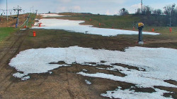 Sjezdovka skiareálu Hlubočky