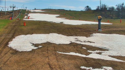 Sjezdovka skiareálu Hlubočky