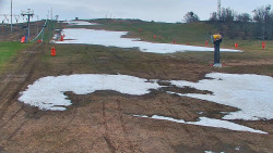 Sjezdovka skiareálu Hlubočky